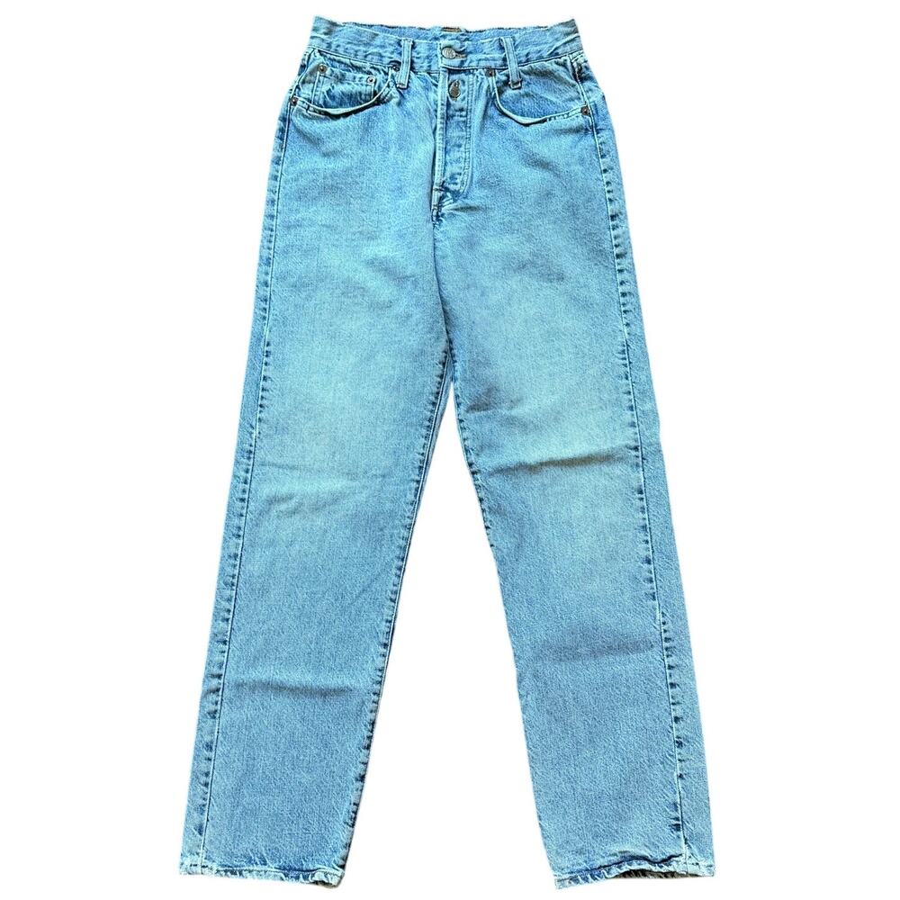Vintage 90s Replay 901 Button Fly Italian Jeans Regular Fit Size 27